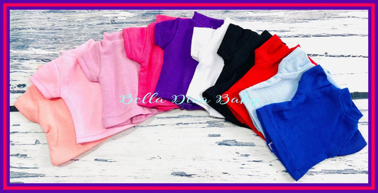 Custom Design 14" Doll Tees- Personalized Name doll T-shirts (Copy)