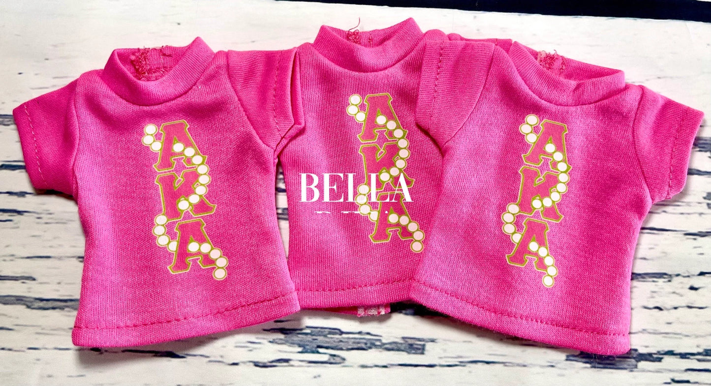 Custom Design 14" Doll Tees- Personalized Name doll T-shirts (Copy)