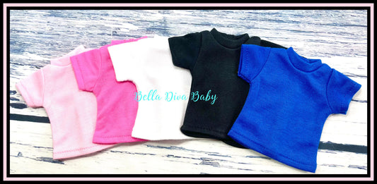 Custom Design 14.5" Doll Tees- Personalized Name doll T-shirts