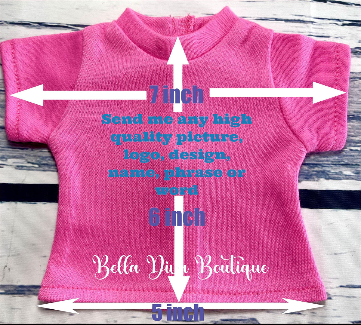 NATIONAL PARKS  18" Girl Doll T-shirts- CUSTOM Design Tees-Logo Graphic Tops Designed to fit 18 Inch Dolls