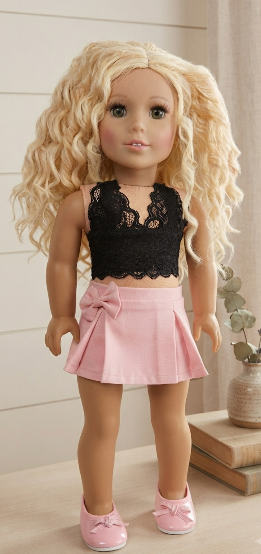 LACE TOP BRA Made to fit 18 Inch Girl Dolls (Copy)