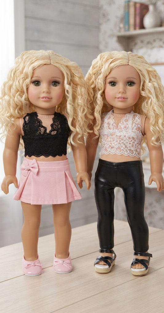 LACE TOP BRA Made to fit 18 Inch Girl Dolls (Copy)